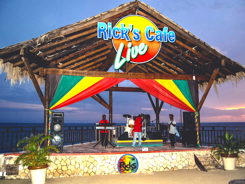 Jamaika Rundreise Sehenswürdigkeiten Rick´s Cafe