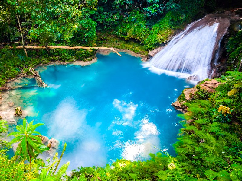 Jamaika Reisebericht Blue Hole in Ocho Rios